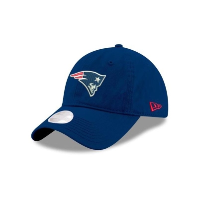 Blue New England Patriots Hat - New Era NFL Preferred Pick 9TWENTY Adjustable Caps USA4751928